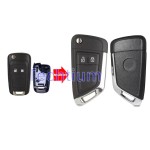 2 botones de la carcasa de la llave de vuelta remota para Buick Excelle,Chevrolet Cavalier,Sail